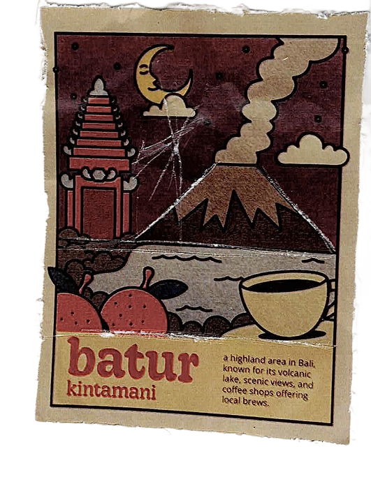 bali postcard